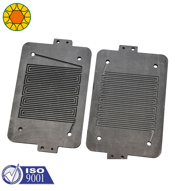 Hydrogen Fuel Cell Graphite Bipolar Plate High Purity Graphite Current Collector