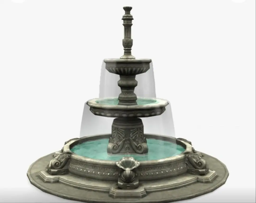 Fiberglass Silicone Garden Decoration Water Fountain Mold For Concrete