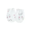Guantes elásticos con orejas de conejo