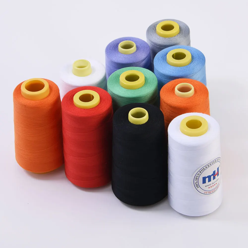 Wholesale Factory Price 40/2 5000yds 100% Spun Polyester Sewing Thread for Machine