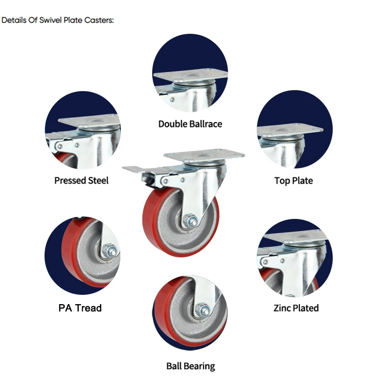 Widely Used Leveling Wheel Caster Lifting Heavy Duty Adjustable Casters ...