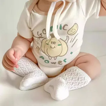 2024 Summer Baby Jumpsuit ins Garlic printing style short sleeved Kazakhstan baby rompers suit