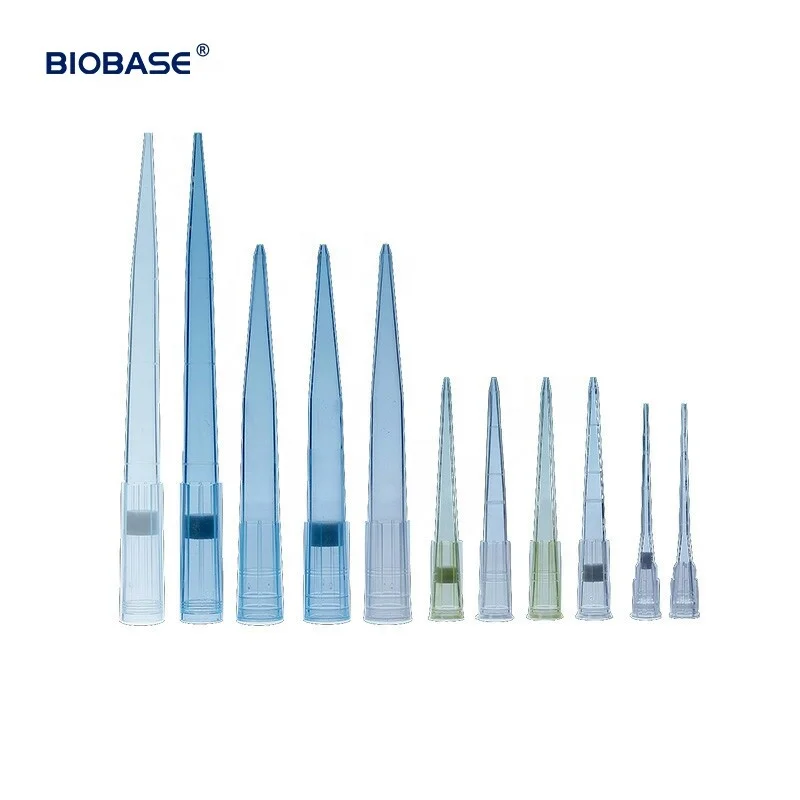 BIOBASE China Pipette Filter Tip 200ul Sterile 1000ul Box Blue Plastic Micropipette Disposable Pipette Tips With Filter