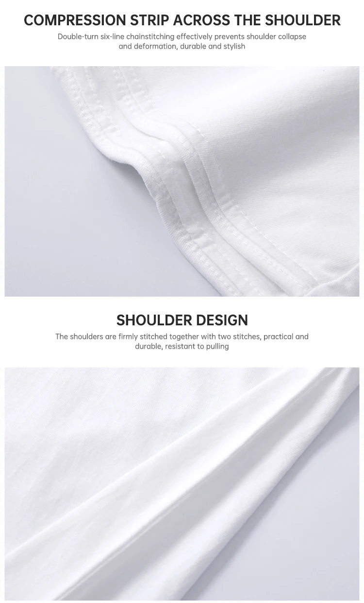 220g O-neck Heavy Cotton Short Sleeve T-shirt Men And Women Couples ...