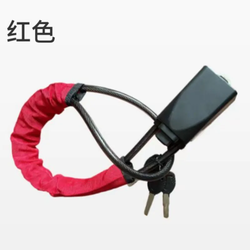 Factory Price Car Steel Cable Rope Anti-theft Carabiner Universal Retractable Car Steering Wheel Locks