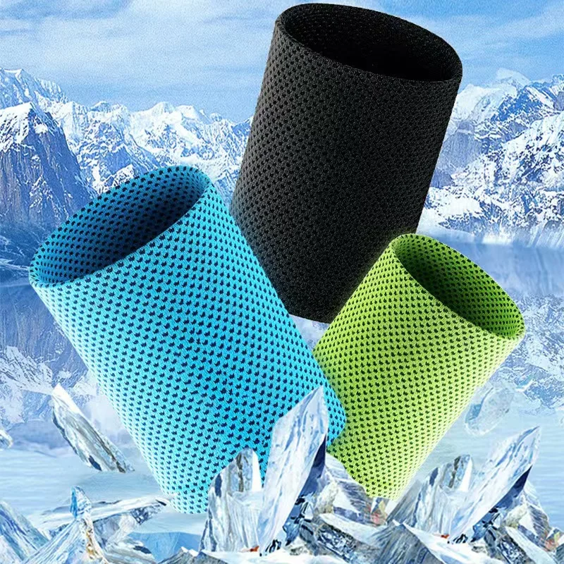 Customized Sweat-Absorbing Towel Wristband for Sports Running & Fitness Yoga Cold-Sensation Breathable Wrist Protection preview 3
