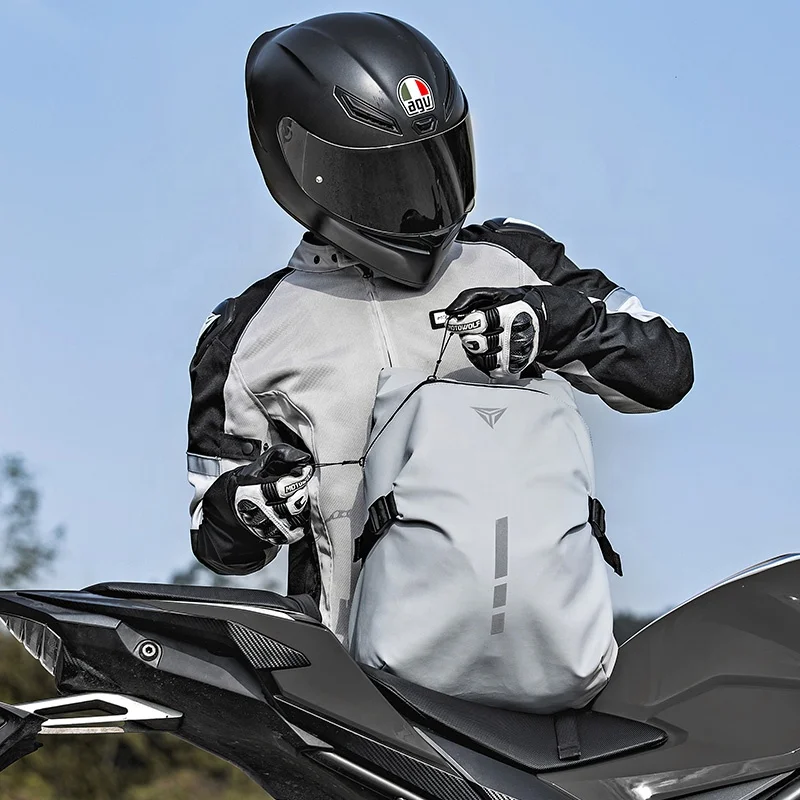 Motowolf Helmet Backpack Waterproof Motorcycle Dry Bag