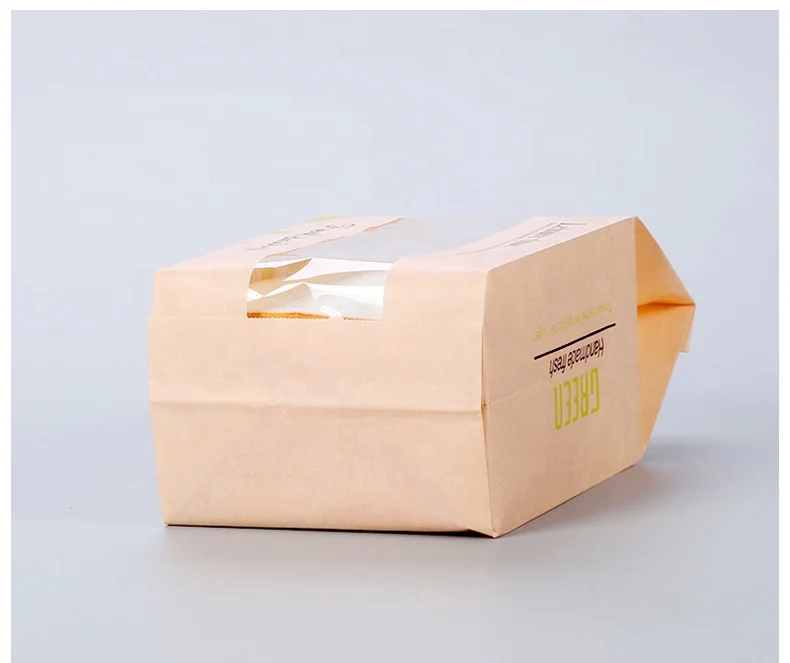 Toast-Verpackung Aufbewahrung Brot-Papiertten Bckerei-Beutel  Brot-Toast-Verpackung Fettabweisende Kraftpapiertte fr Selbstgebackenes  Brot