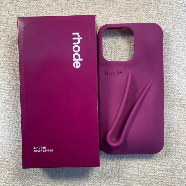 Best-selling High Version  Rod Hailey Bieber Lip Color Red Iip Case