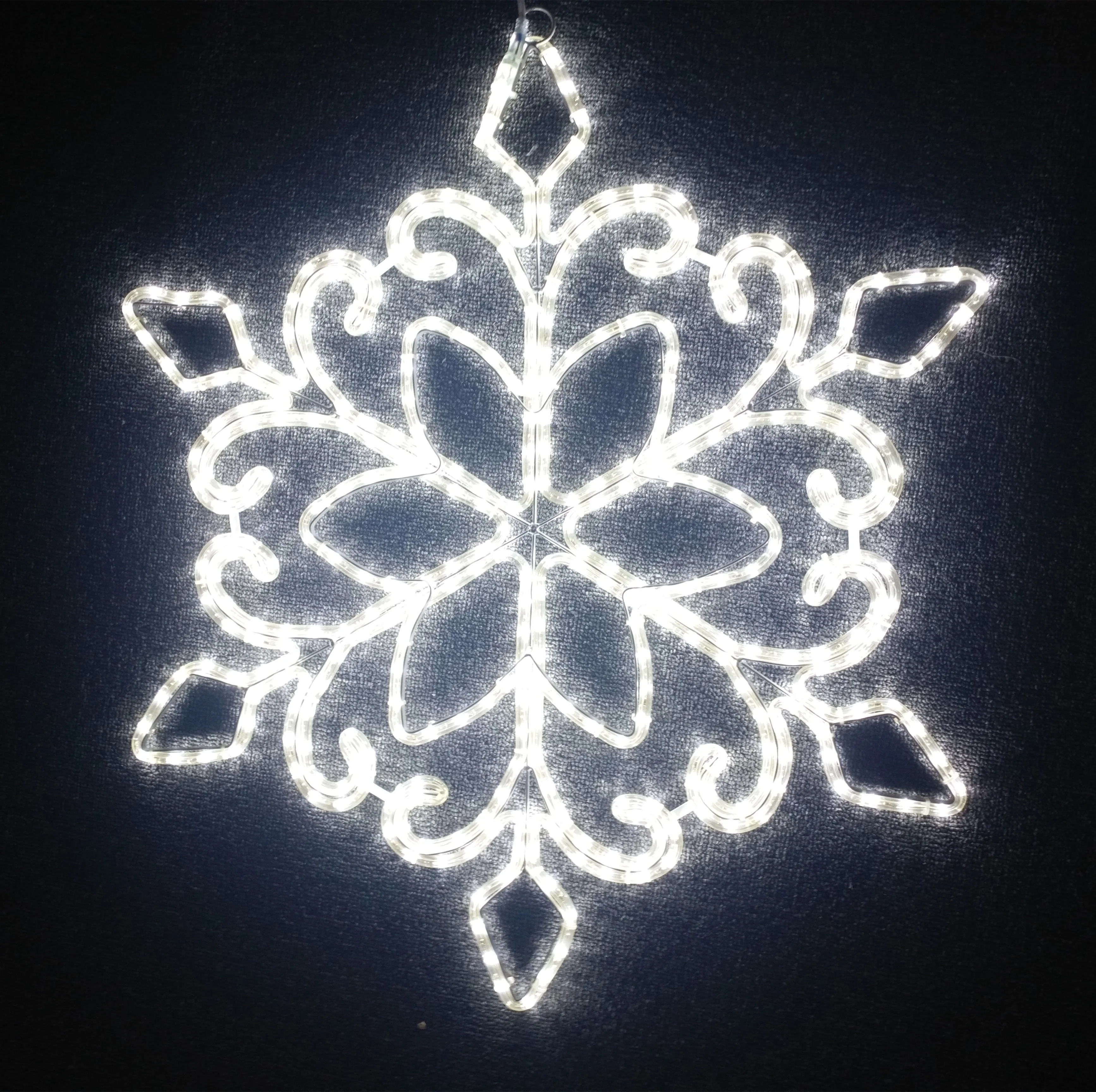 Large Hanging Snowflake Lights