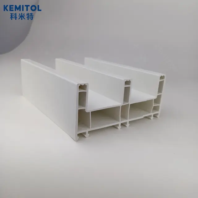 Co-extrusion White Upvc Profiles for Windows Doors