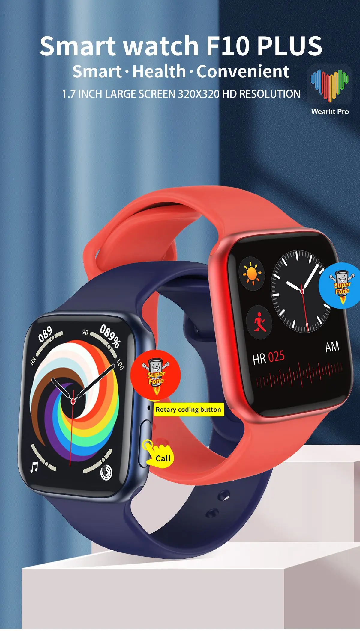 F10 Smart Watch Original Full touch screen Bluetooth SmartWatch Series 4 5  Waterproof Smart Bracelet PK B57 IWO8 for IPhone IOS Sale, Price \u0026 Reviews  | Gearbest