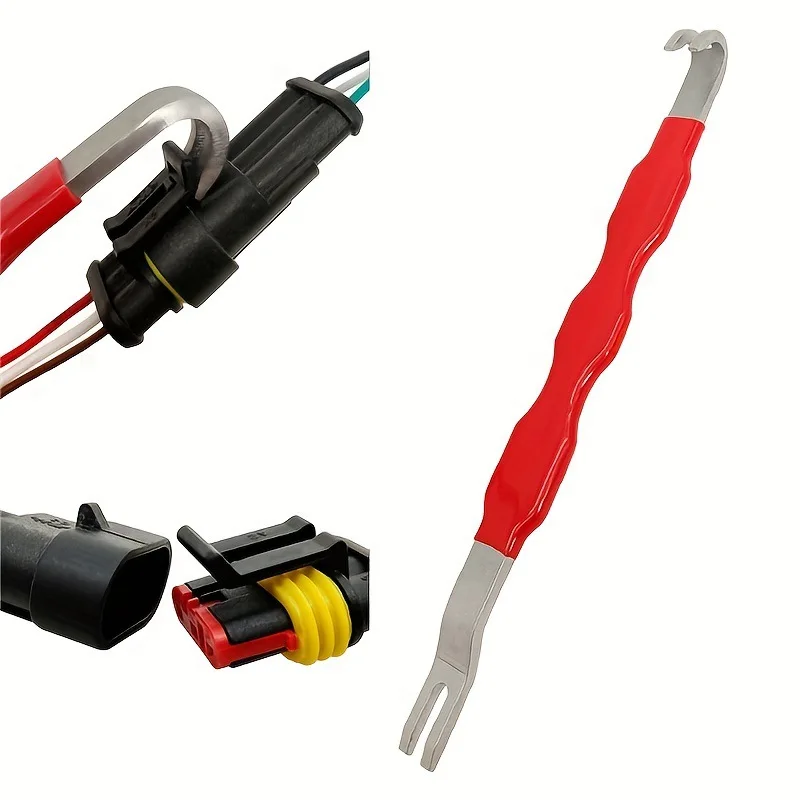 3Pcs Automotive Electrical Terminal Connector Separator Removal Tool Upgrade Electrical Connector Pliers Automotive Electrical Connector Removal Tool