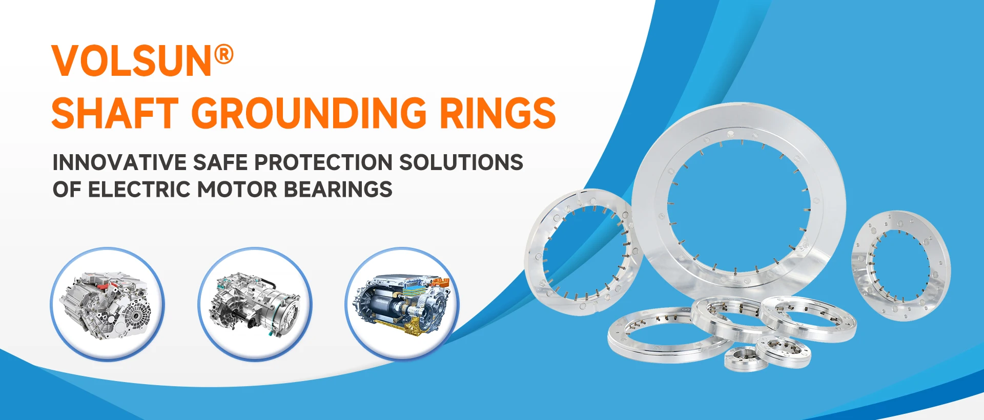 400v 800v Metal Grounding Shaft/Bearing Protection Ring Eccentric ...