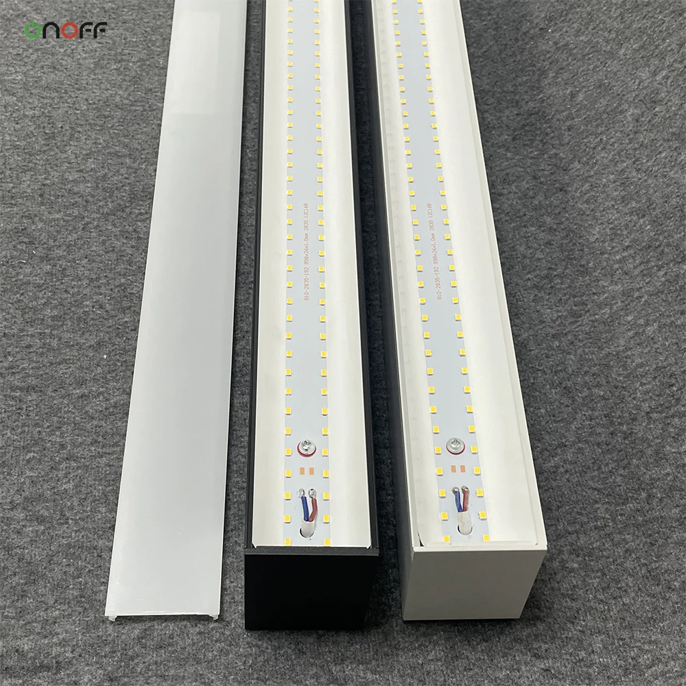 Modern Simple Linear Aluminum Led Light 1.2m 30w Black Ceiling Linear ...