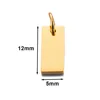 gold  5x12mm inner hole
