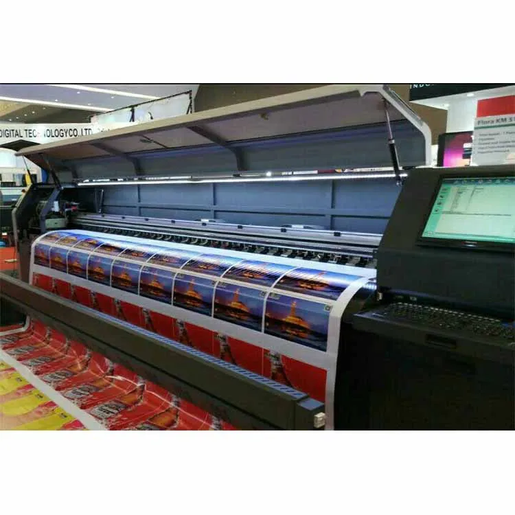 3.2M 5m Large Format Printing Machine Flora Printer With 4/8 KM512I Print Heads Solvent Printer Inkjet Printing Machine