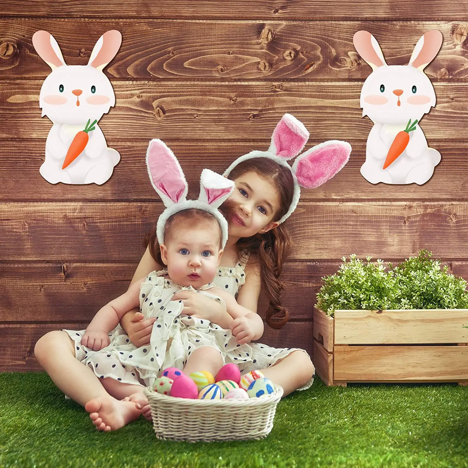 TFB-Easter Bunny Colgante Collar Lindo Peculiar zanahoria Huevos Conejo Funky Novedad