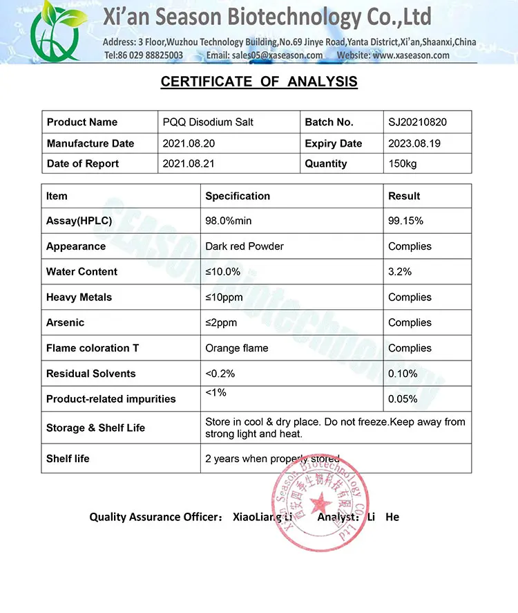 COA-of-PQQ-Salt