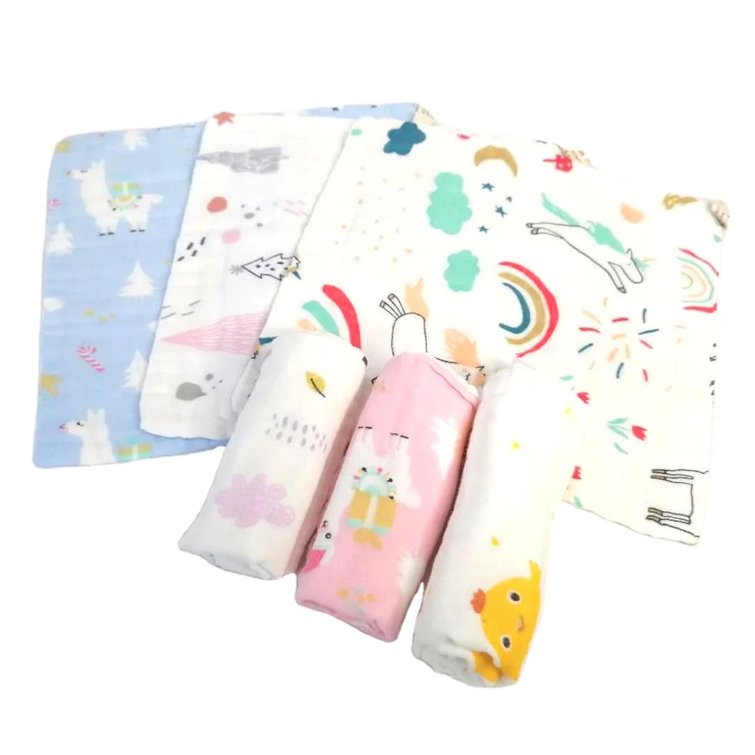 Soft Kawaii Cartoon Small Bear Towel Soft Cotton Hand Cloth Baby Face Towel 