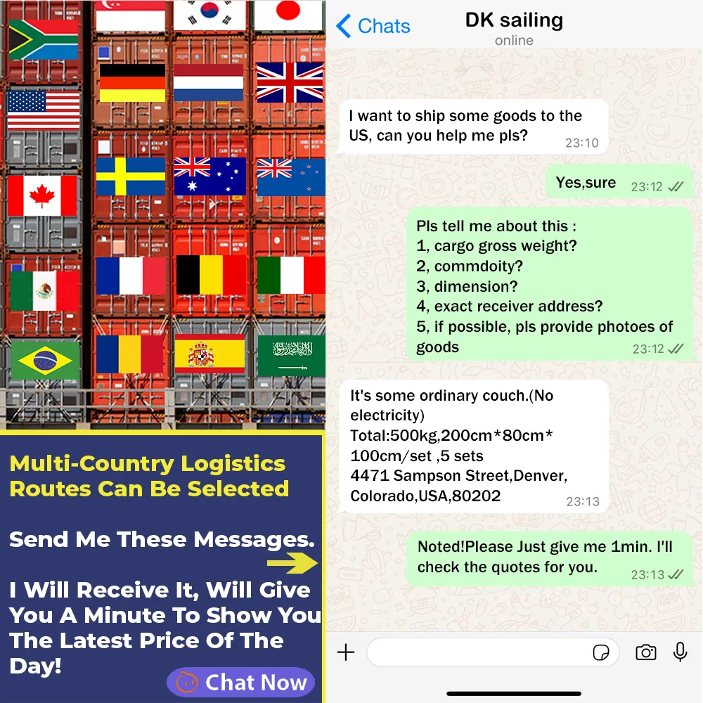 DK SAILING Sea Freight Agent Ddp Service Cargo Shipping From China to Italy Battery Sea Shipping Agent Door to Door Bangladesh