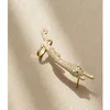Clip para Oreja con Diseño de Leopardo Dorado