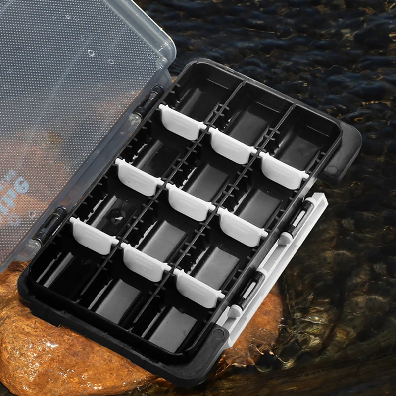WEIHE Black Blue Orange Fly Fishing Storage Box Durable
