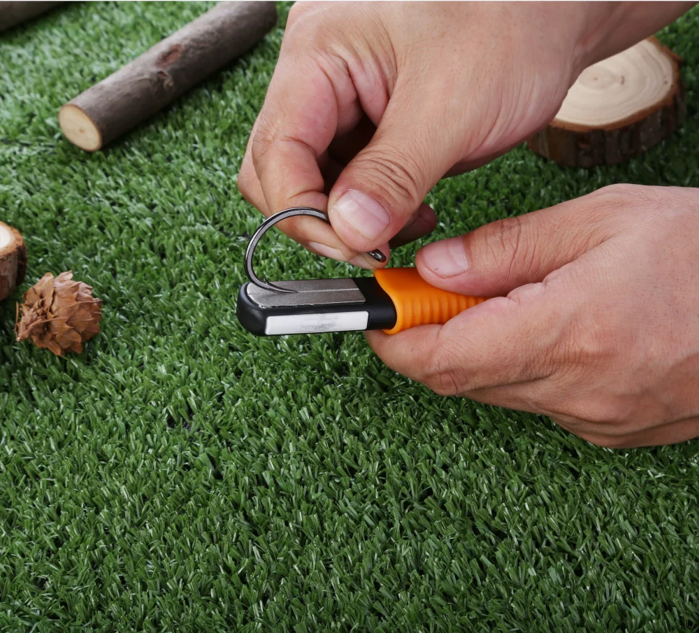 Multi Garden Tool Blade Sharpener - for Sharpening Lawn Mower Blades, Garden Pruners, Axe, Machete, Hedge Shears, Scissors