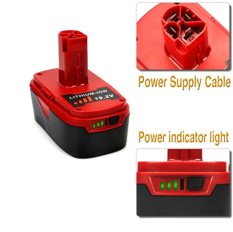 Компактная литий-ионная батарея URUN 19,2 в Ni-MH Craftsman C3 19,2 в