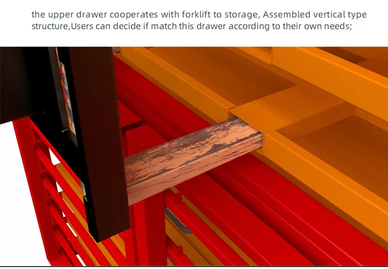 Standard Horizontal Sheet Storage Rack System - Metal Sheet Rack