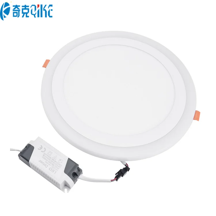 Dual Color 3 model LED Panel Lamp Round Surface Ceiling Wall Down Light AC85-265V
