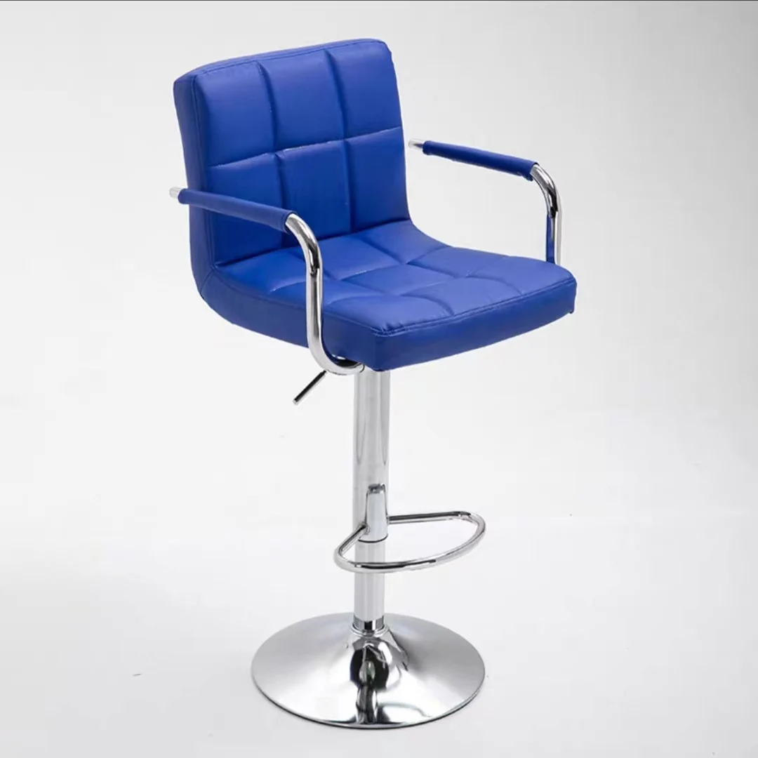 Newest Fashion Leather High Plastic Bar Stool With Base Rubber Foldable Swivel Bar Stool Covers