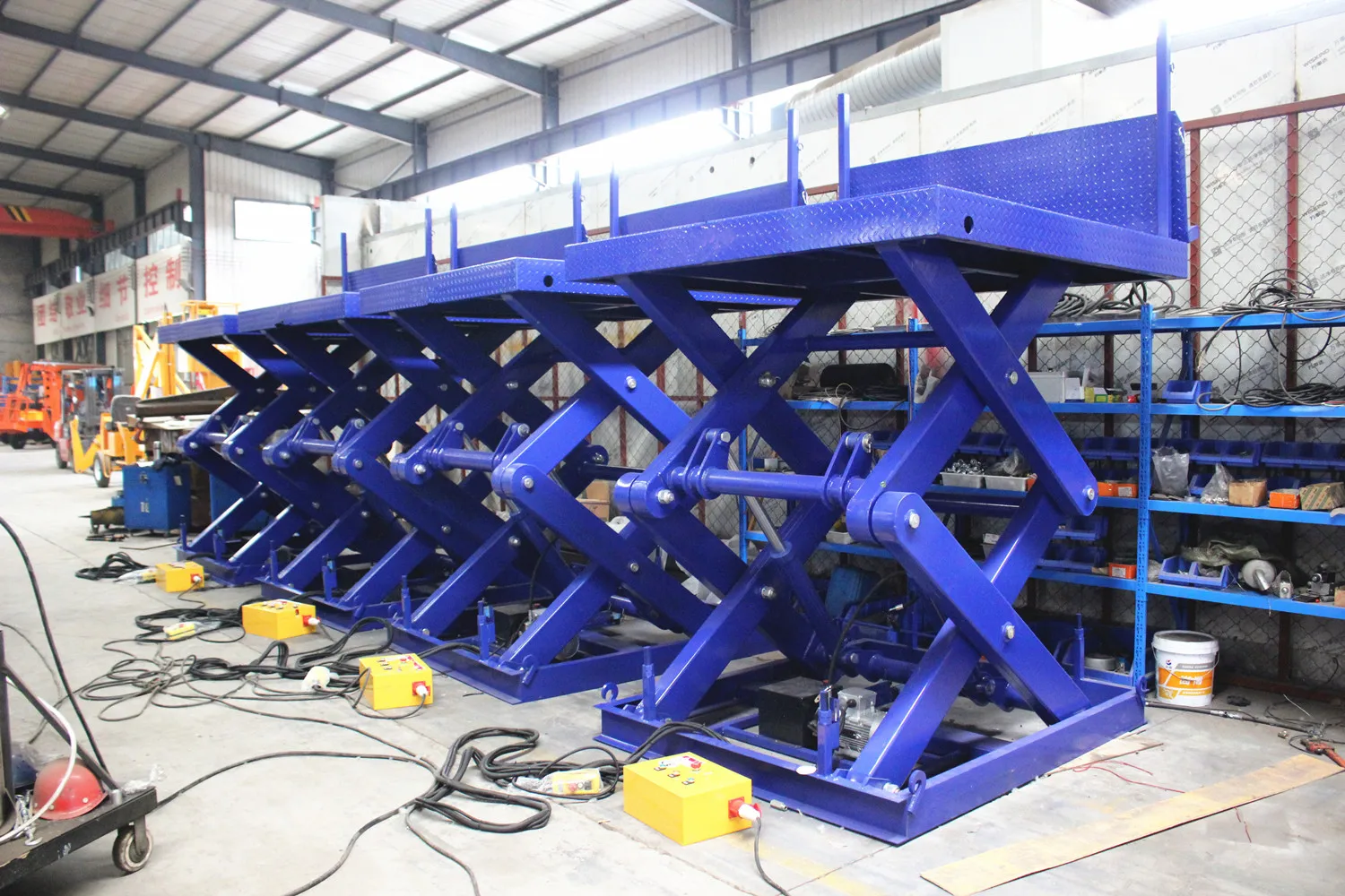 Customized Cargo Pallet Stationary Scissor Hydraulic Unloading System ...