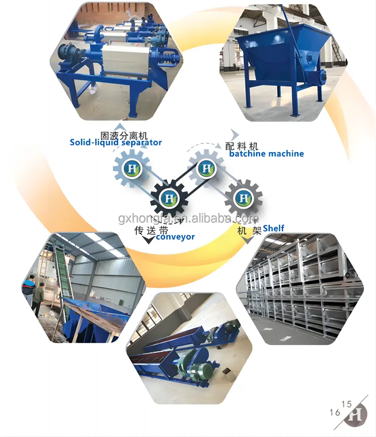 Hongfa Hot Sale Compost Agriculture Waste Bio Fertilizer /Manure Organic Fertilizer Granule Making Machine Made In China