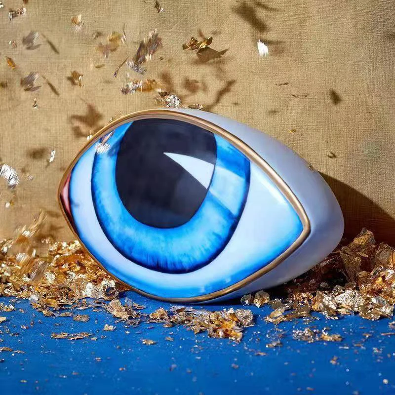 Светлые роскошные подарки креативные новые продукты украшение для крыльца серия «большие глаза» Керамические настольные