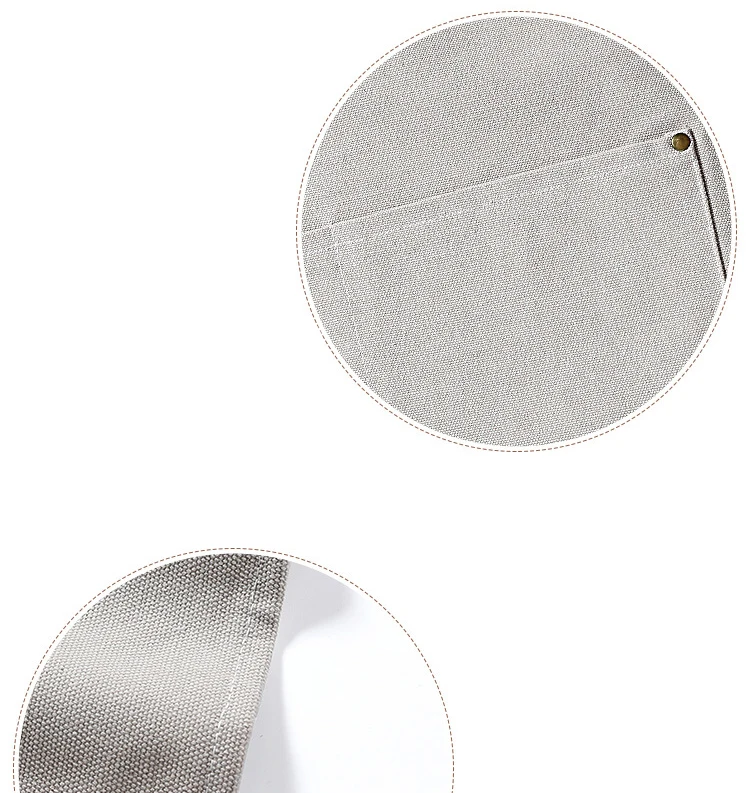 Leather Canvas Kitchen Aprons for Woman Men Chef Stylist Apron Grill Restaurant Bar Shop Cafes Beaut