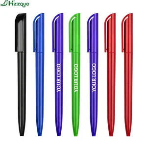HZZQUE Hot Selling Cheap Promotional Gift Ball Point Pen Durable Plastic Ballpoint Pen With Custom Logo