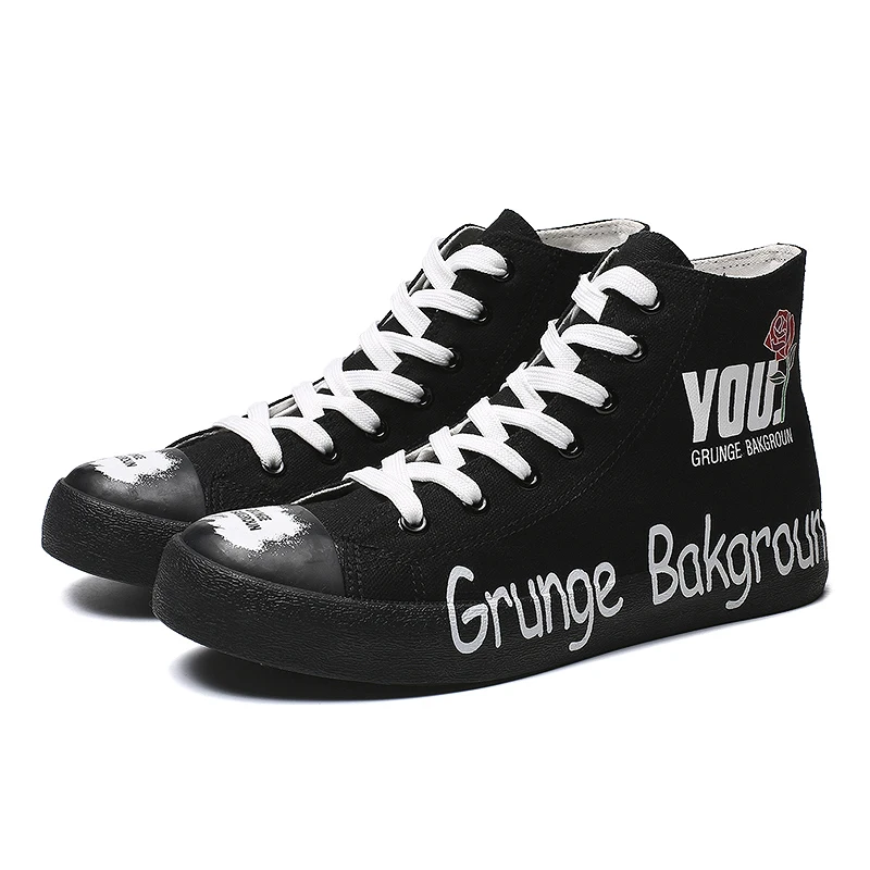 
 Холщовые высокие мужские ботинки 2019, желтые, белые, черные прогулочные Заводские кроссовки, модная спортивная повседневная обувь  