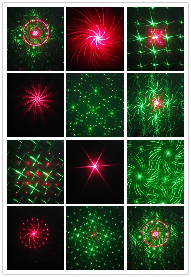 Mini Laser Projector Stage Light RGB LED Disco Lighting AU Plug for Home Xmas DJ Party Lights