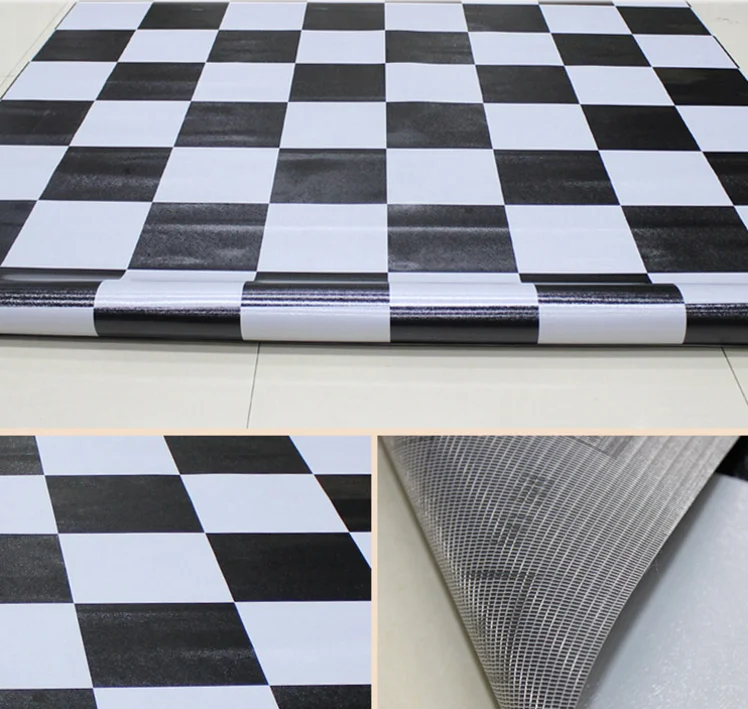 Indoor PVC Vinyl Flooring with Anti-Slip Mesh Fabric Back for Hotels Apartments and Villas Parquet Surface Treatment