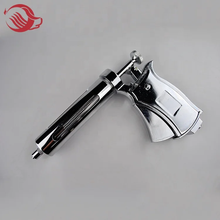 50ml Automatic Continuous Metal Veterinary Injection Syringe Gun Medical Injector Gun