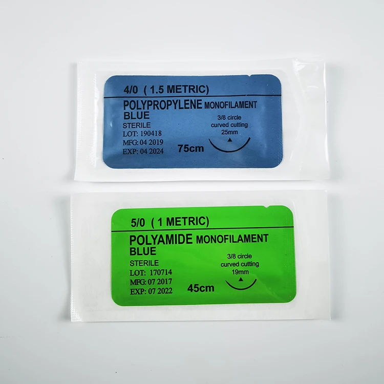 Seller Consumables Suture Material Types Of Suture Needles Sterile Medical Sutures With Best Price