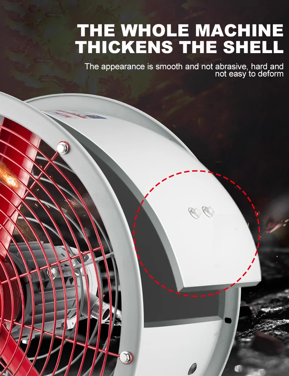 Axial Flow Fan, 380V, Explosion-proof, Flameproof, IIB - detail 10