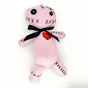 Hot Selling Cute Design Dolls Customized Pink Stitched Dolls for Girls