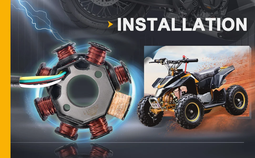 Otorcycle Electric Agneto Generator Stator Coil For Kyco Grand Dink 250