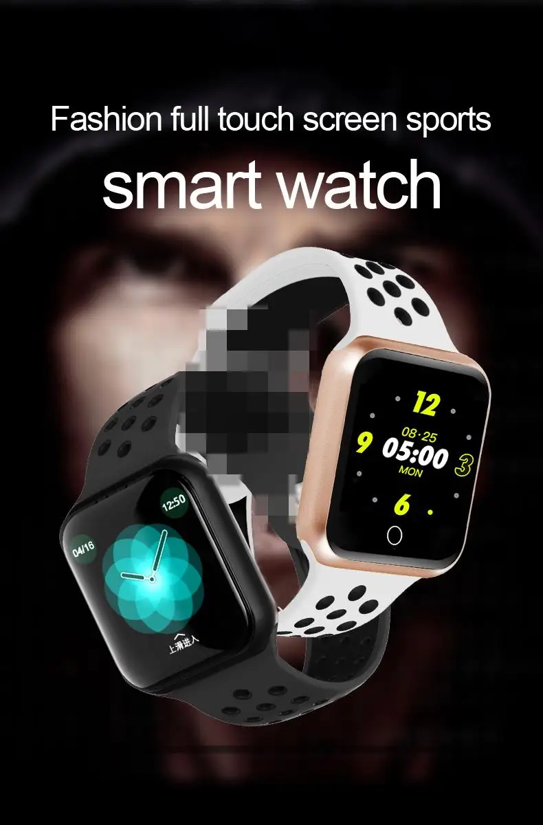 F8 Smart Watch Fitness Tracker Calories Steps Heart Rate Sleep Monitoring IP67 Waterproof Reloj Smartwatch F8