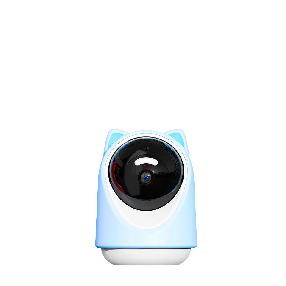 3MP Smart  Camera with Night Vision Temperature  Detection Lullaby Playback Feature Smart Baby Monitor Camera