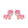 Horse Focal bead Pink SA156