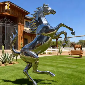 Kircust Statua da giardino a forma di gallo in metallo, decorazione per esterni, decorazione artistica per cortile e cucina