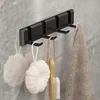Black+Black 4 Hooks